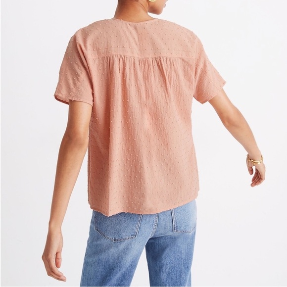 Madewell Women’s Rhyme Button Front-Top In Clipdot - Picture 2 of 9